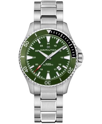 Hamilton - Men's Swiss Automatic Scuba Stainless Steel Bracelet Watch 40mm