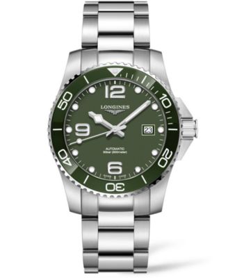 Longines - Men's Swiss Automatic Hydroconquest Stainless Steel Bracelet Watch 44mm