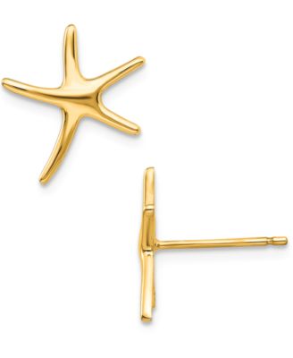 Macy's Brand - Starfish Stud Earrings in 14k Gold