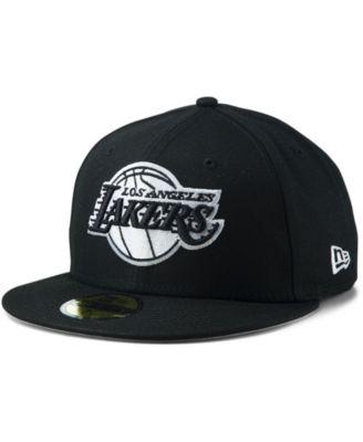 New Era - Los Angeles Lakers Black White 59FIFTY Cap