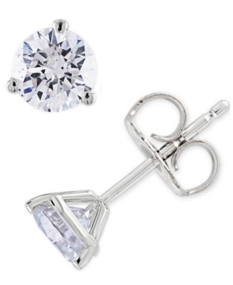 Macy's - Diamond Stud Earrings (5/8 ct. t.w.) in 14k White or Yellow Gold