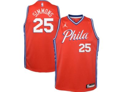 Jordan - Philadelphia 76ers Youth Statement Swingman 2 Jersey - Ben Simmons