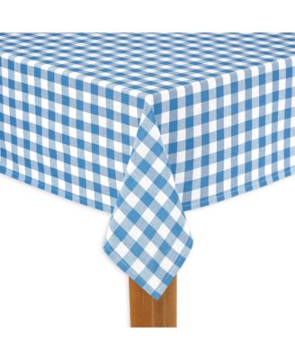 Lintex - Buffalo Check Navy 100% Cotton Table Cloth for Any Table 60"X104"