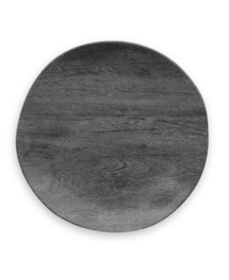 TarHong - Faux Real Blackened Wood Dinner, 10.5",Planta  majority plant based with Melamine binder ,Set of 6