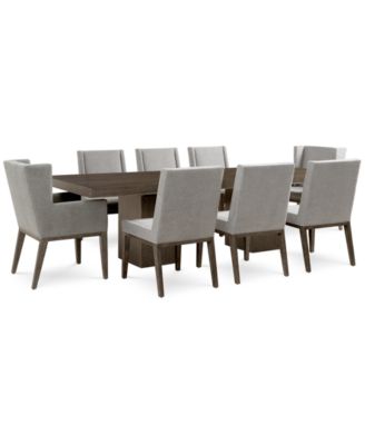 Bernhardt - Lille 9pc Dining Set (Table, 6 Side Chairs & 2 Arm Chairs)
