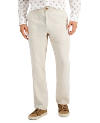 Club Room - Men's Linen Pants, Created for Macy's