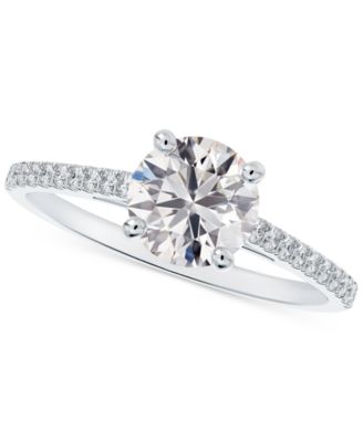 De Beers Forevermark - Diamond Cathedral Pav&eacute; Band Engagement Ring (5/8 ct. t.w.)