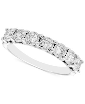 Macy's Brand - Diamond Seven Stone Band (1/2 ct. t.w.) in 14k White Gold