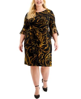 Connected - Plus Size Side-Tab Dress