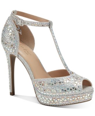 Thalia Sodi - Chace Embellished Platform Pumps