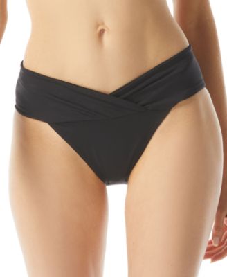 Michael Kors - Gathered-Waist Euro Bikini Bottom