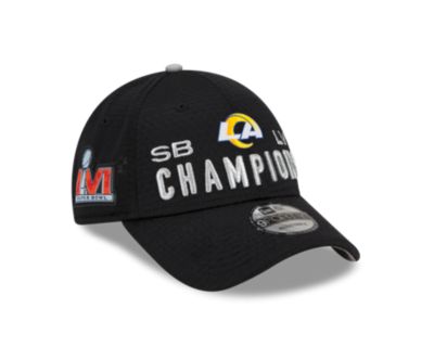 Nike - Men's Black New Era Los Angeles Rams 2021 Super Bowl Champions Locker Room 9FORTY Snapback Adjustable Hat