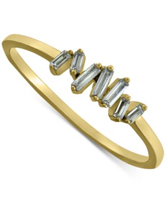 Giani Bernini - Cubic Zirconia Baguette Cluster Ring