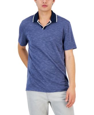 Alfani - Men's Johnny Collar Polo