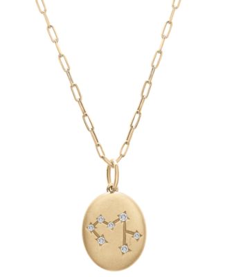 Wrapped - Diamond Sagittarius Constellation 18" Pendant Necklace (1/20 ct. tw) in 10k Yellow Gold