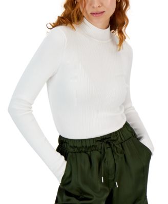 I.N.C. International Concepts - Mock Neck Ribbed Sweater