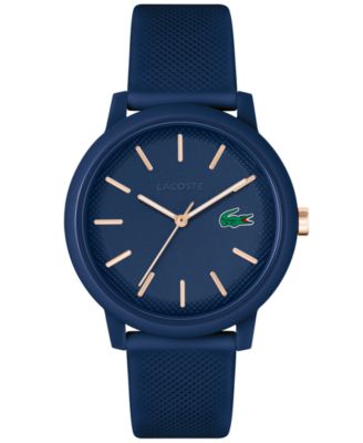 Lacoste - Men's 12.12 Navy Silicone Strap Watch 42mm