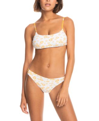 Roxy - Juniors' Flower Lover Reversible Bikini Top & Bottoms