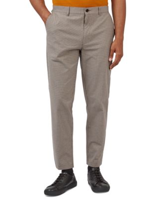 Ben Sherman - Men's Mini-Check Slim Taper Pants