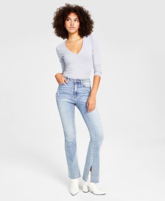 Calvin Klein Jeans - Women's Long-Sleeve V-Neck Bodysuit
