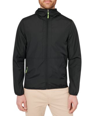 Society of Threads - Men's Slim-Fit Solid Windbreaker