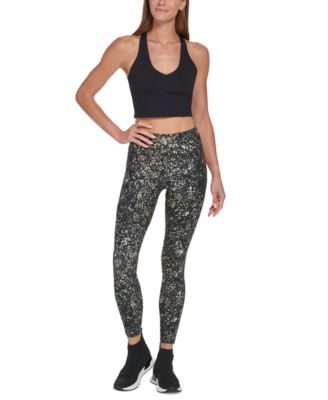 DKNY - Printed High-Waist 7/8 Leggings