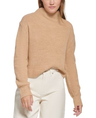 Calvin Klein Jeans - Women's Patched Mock Neck Sweater