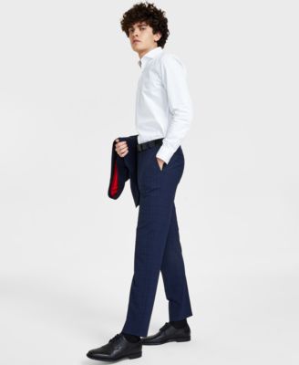 HUGO - Men's Modern-Fit Wool Suit Pants