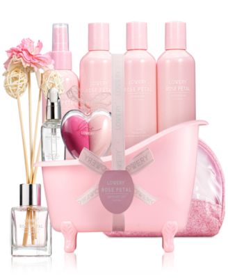 Lovery - 17-Pc. Rose Petal Aromatherapy Home Spa Gift Set