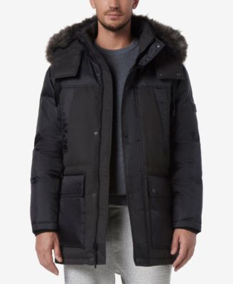 Marc New York - Men's Tripp Oxford Poly & Faux Wool Combo Down Parka