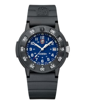 Luminox - Men's Swiss Original Navy Seal EVO Series Military Dive Black Rubber Strap Watch 43mm