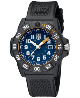 Luminox - Men's Swiss Navy Seal Dive Black Rubber Strap Watch 45mm
