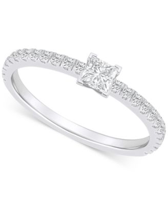 Macy's Brand - Diamond Princess Engagement Ring (1/2 ct. t.w.) in 14k Gold