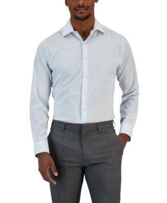 Bar III - Men's Grid-Print Dress Shirt