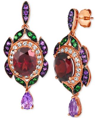Le Vian - Multi-Gemstone Drop Earrings (7 ct. t.w.) in 14k Rose Gold
