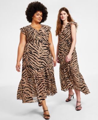 Bar III - Maxi Wrap Dress, P/XS-4X, Created for Macy's