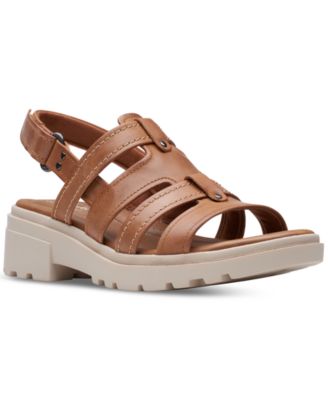 Clarks - Women's Coast Shine Slingback Fisherman Sandals