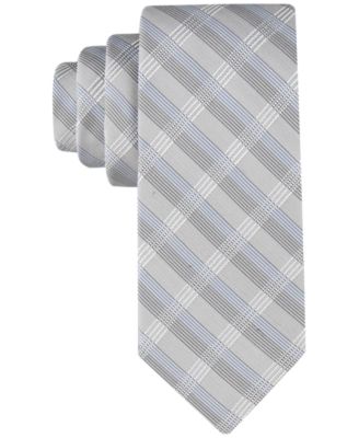 Calvin Klein - Men's Creme Plaid Tie