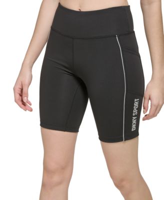 DKNY - Women's Performance High-Waist Pocket Biker Shorts