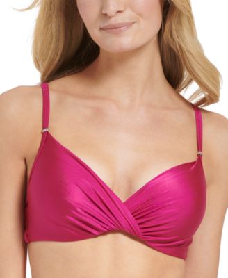 Calvin Klein - Women's Twist-Front Underwire Bikini Top