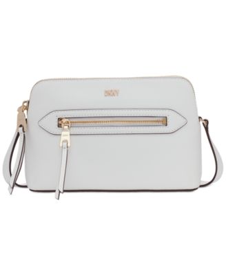 DKNY - Chelsea Dome Small Faux Leather Zip-Top Crossbody
