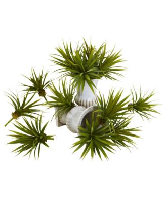 Nearly Natural - Mini Spiky Agave Succulent Plant, Set of 12