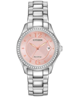 Citizen - Women's Eco-Drive Stainless Steel Bracelet Watch 29mm FE1140-86X