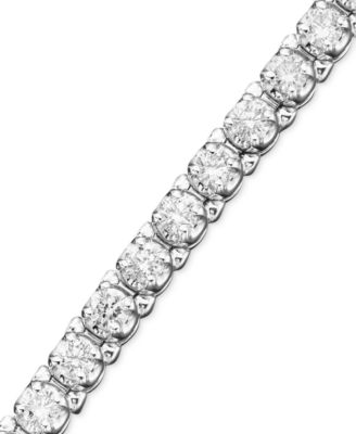Macy's Brand - Certified Diamond Bracelet in 14k White Gold (3 ct. t.w.)
