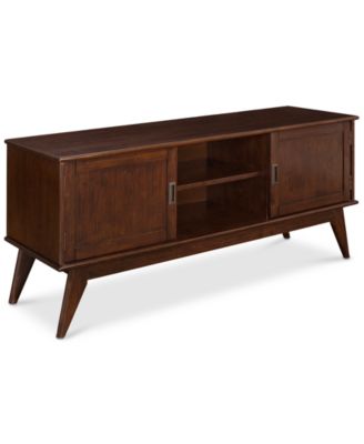 Simpli Home - Kentler Low TV Stand, Direct Ship