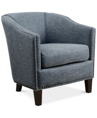 Furniture - Fremont Barrel Arm Chair, Direct Ship