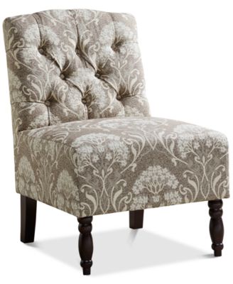Furniture - Charlotte Tufted Armless Chair, Direct Ship