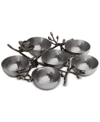 Michael Aram - Black Orchid 6-Compartment Seder Plate