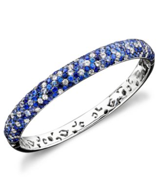 EFFY Collection - Shades Of Sapphire Bangle Bracelet (10-3/8 ct. t.w.) in Sterling Silver