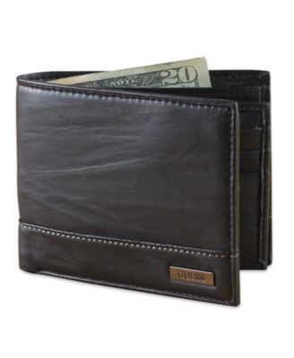 GUESS - Wallet, Leather Passcase